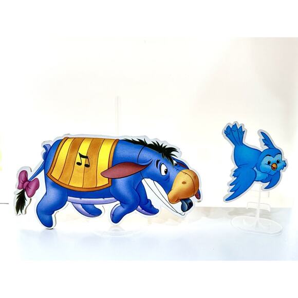 Vintage Disney Winnie The Pooh And Characters Pressed Cardboard Wall Hangings - Picture 8 of 16